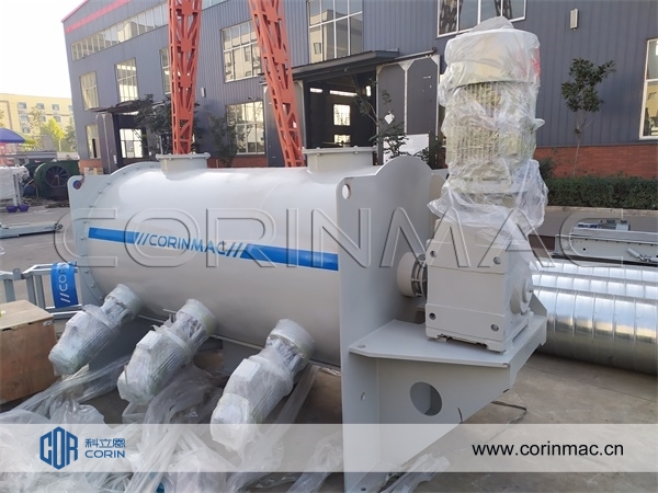 发往白俄的塔楼式干粉砂浆生产线  时产15-20T